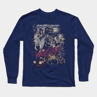 Wolf Cop Vintage Cracked Long Sleeve T-Shirt